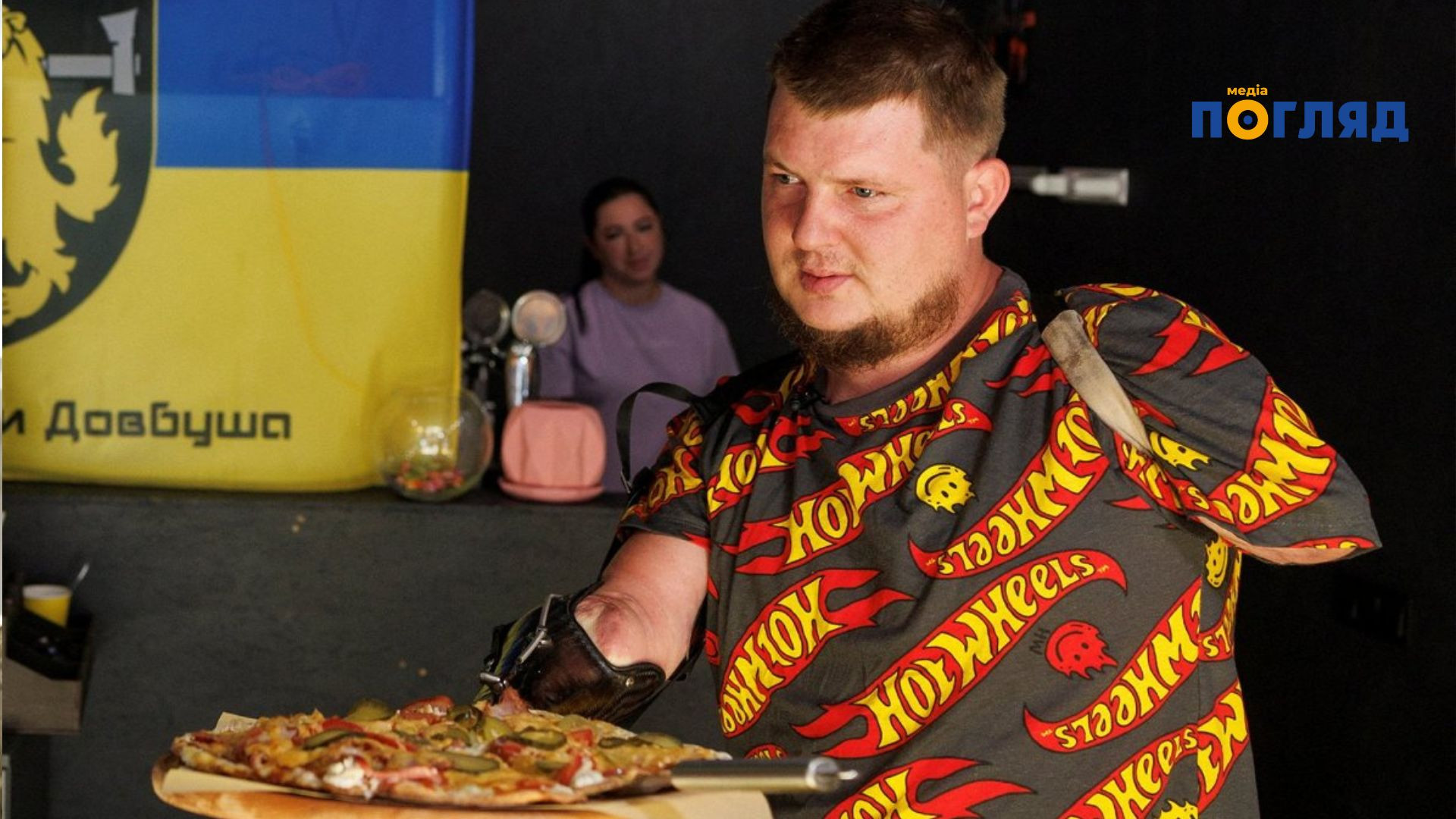 Ветеран війни Валерій Кучеренко з ампутаціями кінцівок відкрив власну піцерію у Білій Церкві (ФОТО) - зображення